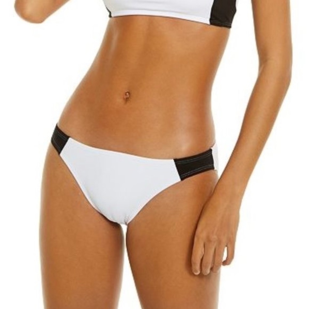 DKNY Logo Scoop Bikini Bottoms